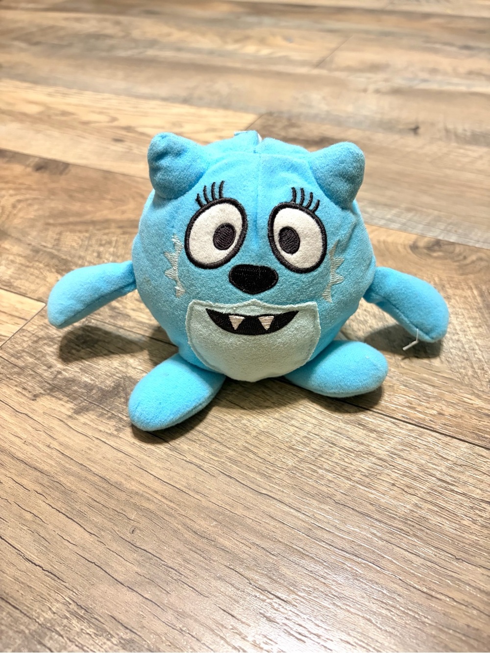 2008 Spinmaster Yo Gabba Gabba Toodee Bouncing & Singing Silly Head Plush Works